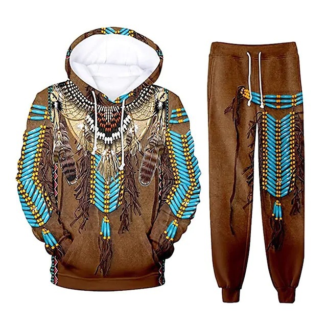 Fashion Ethnic Indian Clothing - Indian Ethnic Style 3D Print Hoodies