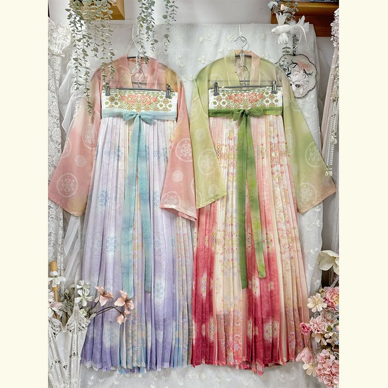 Ethnic Dress Fashion Show - Chinese Traditional Women Clothing Fairy Printing