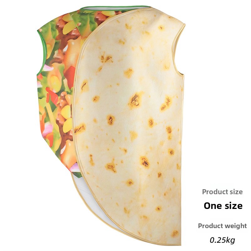 Ethnic Wear - Halloween Pancake Cosplay Costume Performance Props