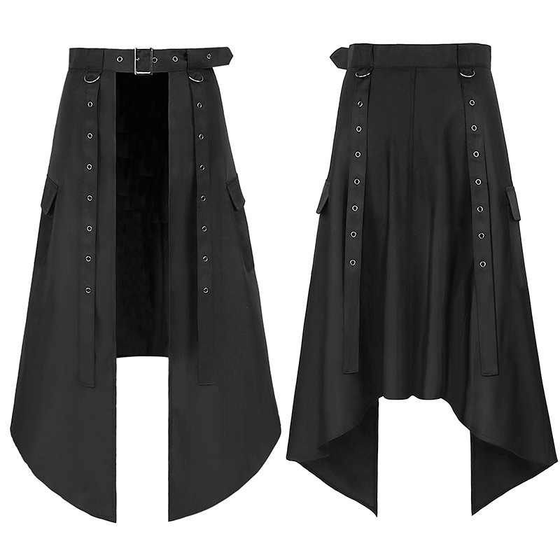 Ethnic Wear - Gothic Punk Dark Series Ashes Asymmetrical