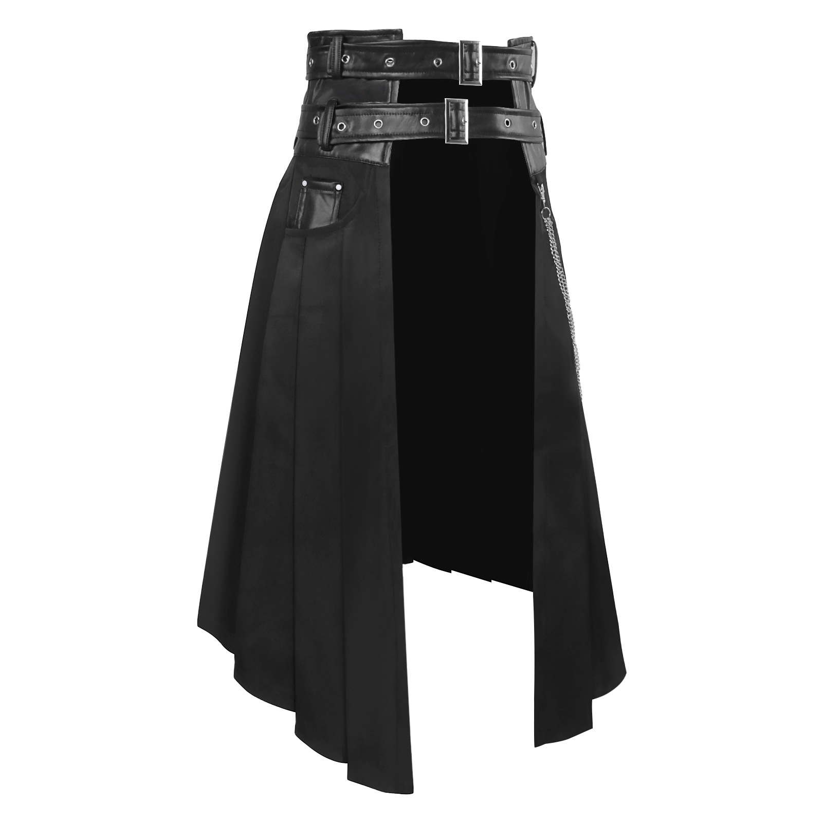 Gothic Dark Men's Skirt Pants  - Ethnic Wear ulasan dan harga