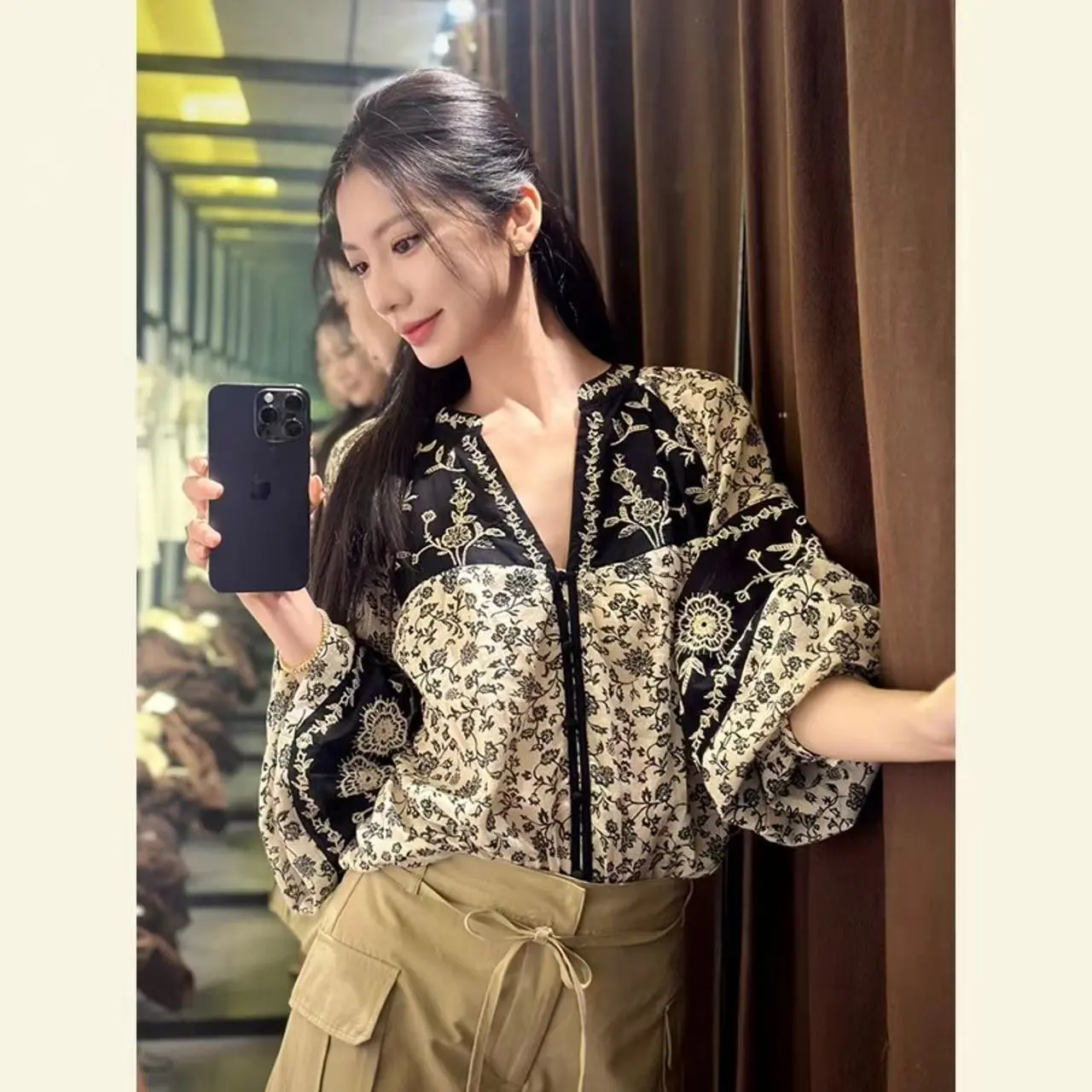 2026 Early Autumn Top Fashion  - Ethnic Chic Fashion ulasan dan harga