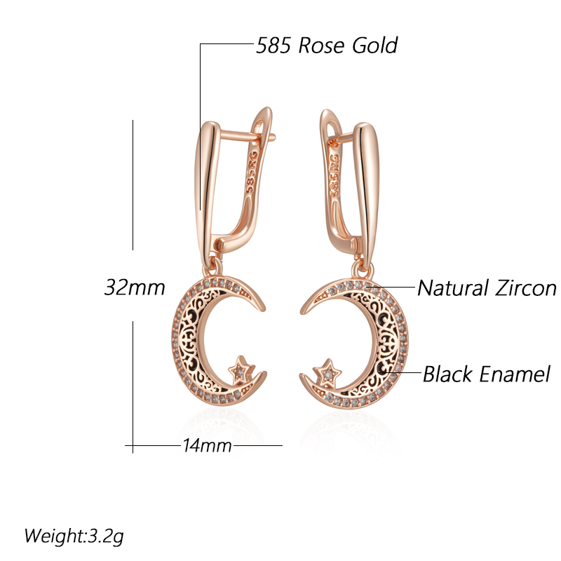 Kinel Trend Black Enamel Stars - Ethnic Fashion Trend ulasan dan harga