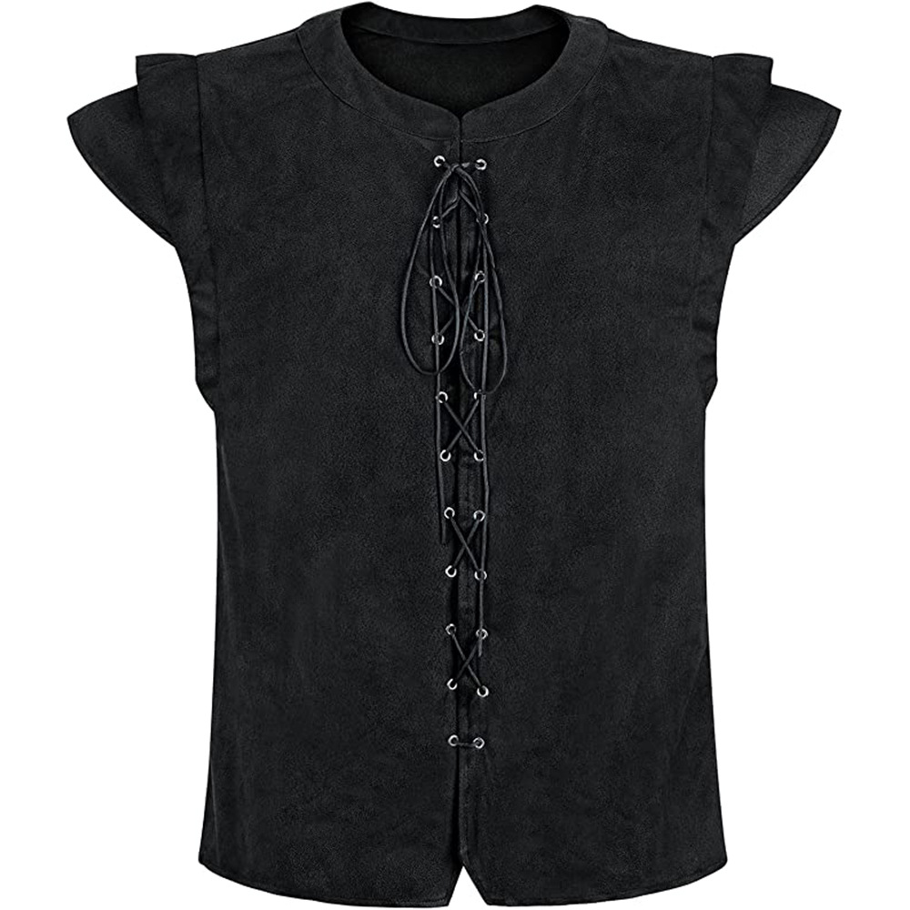 Viking Pirate Play Suede T-Shi - Ethnic Wear ulasan dan harga