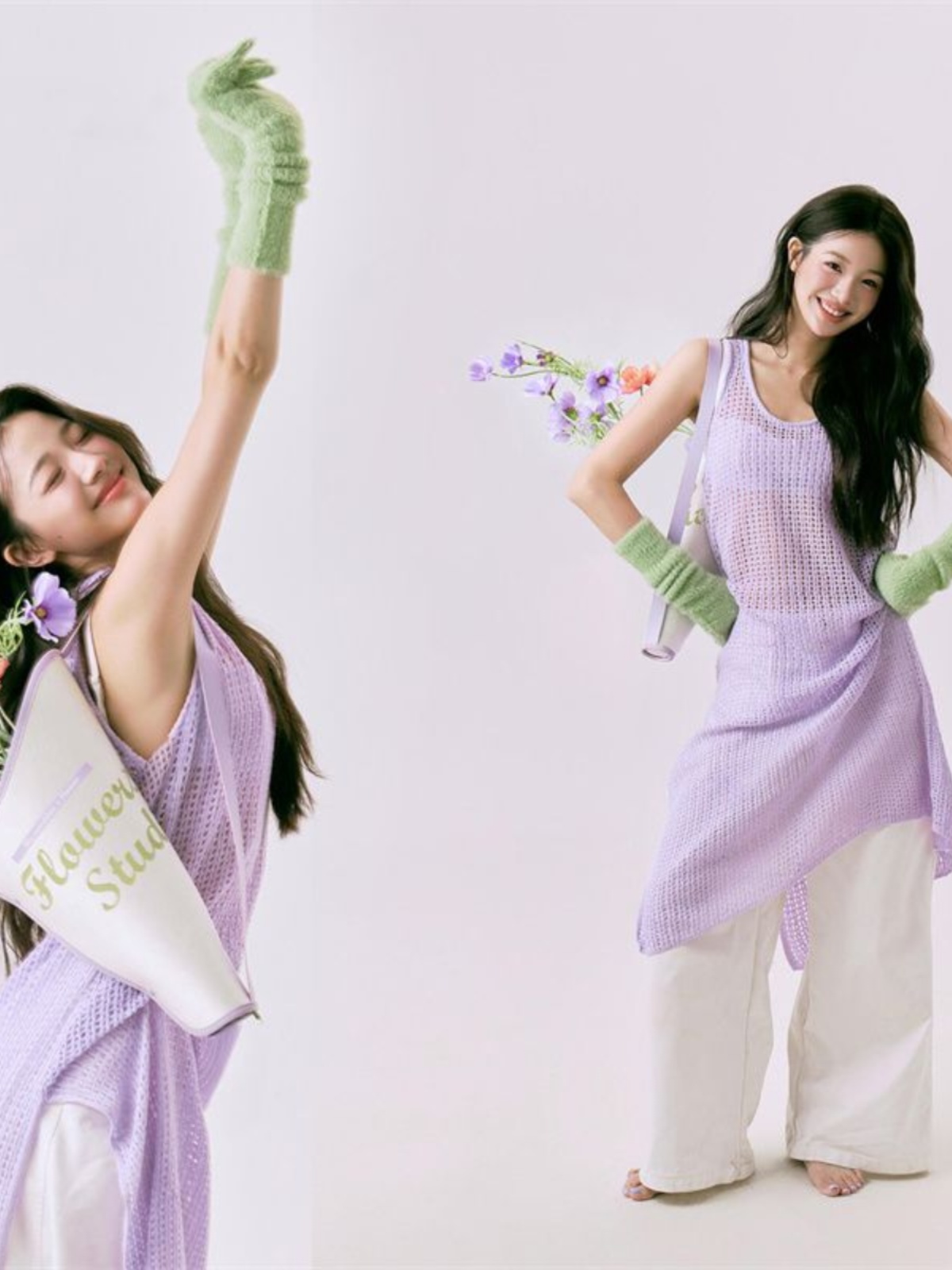 Romantic Spring  Flower Print  - Ethnic Fashion Photography ulasan dan harga