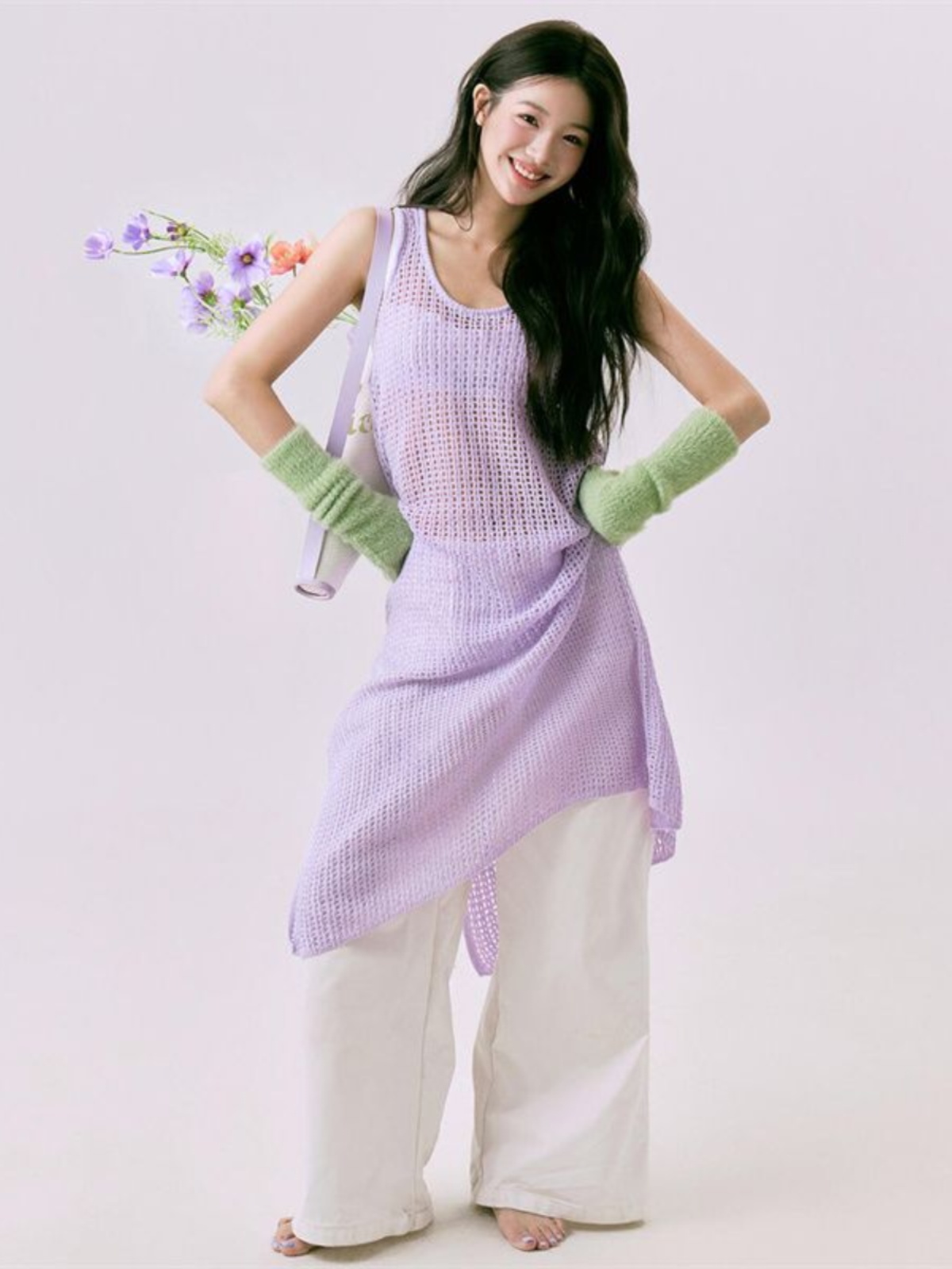 Romantic Spring  Flower Print  - Ethnic Fashion Photography ulasan dan harga