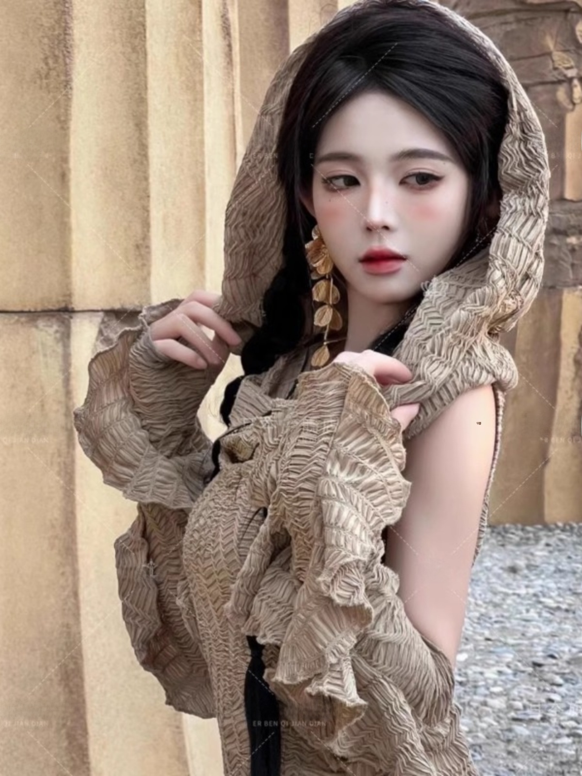 Desert  Themed Long Dress Wome - Ethnic Fashion Photography ulasan dan harga