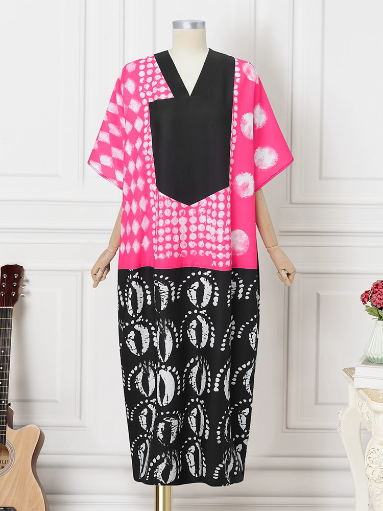 Plus Size 5XL VONDA Vintage Ma - Ethnic Gown ulasan dan harga