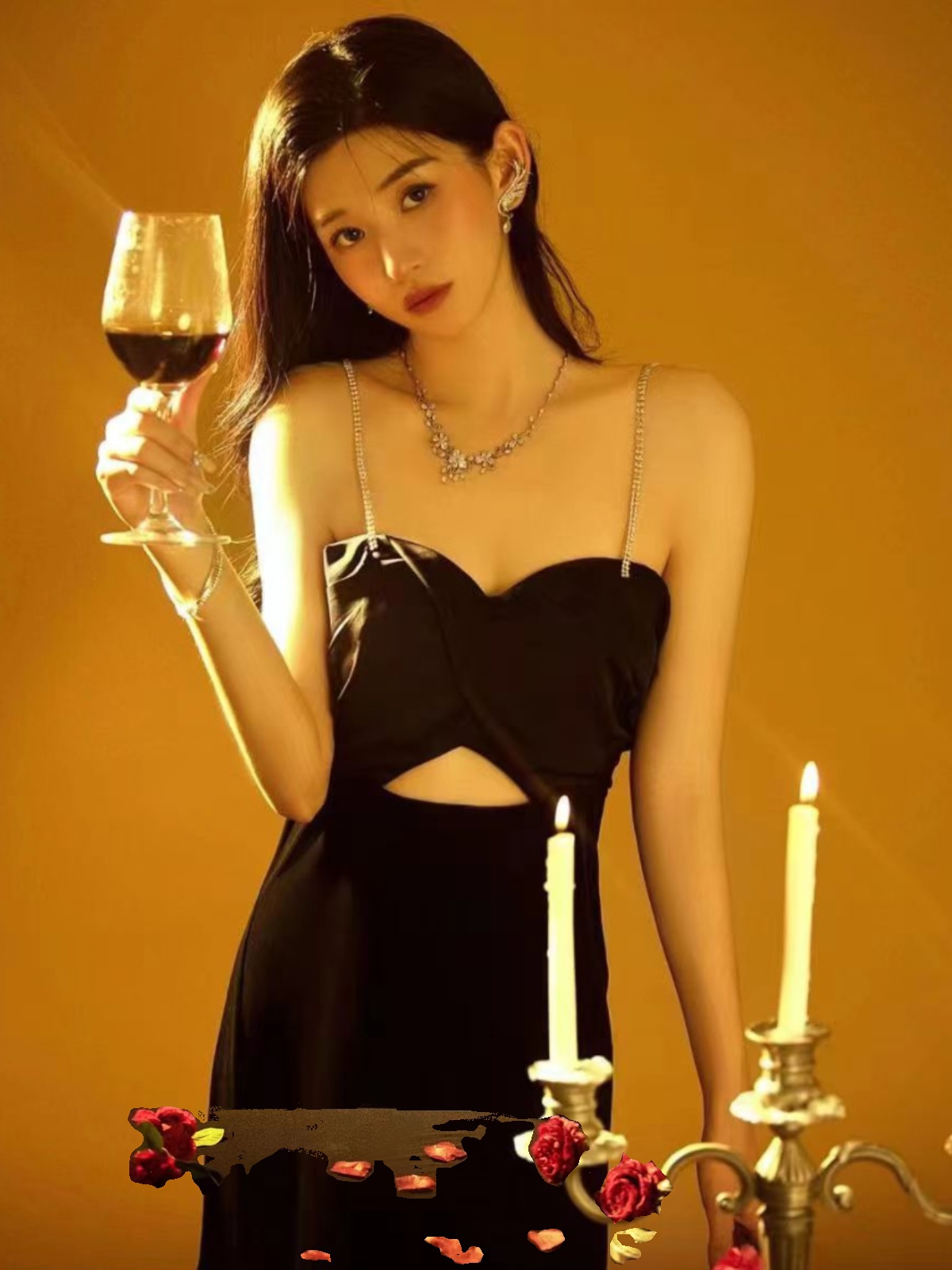 Sexy Backless Strap Dress Phot - Ethnic Fashion Photography ulasan dan harga