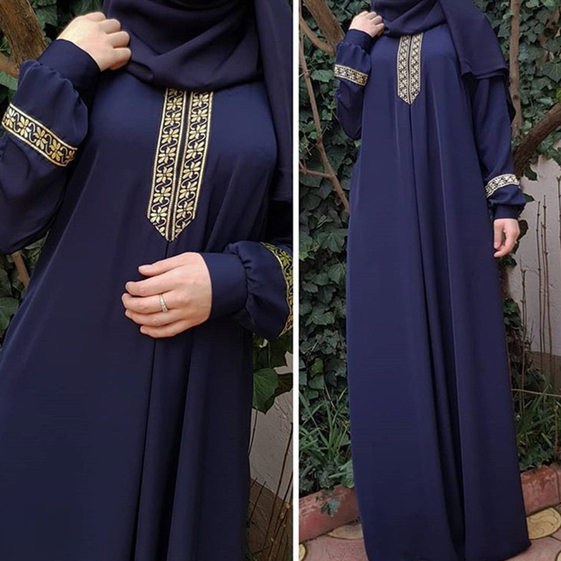 Muslim Ethnic Style Print Abay - Ethnic Gown ulasan dan harga