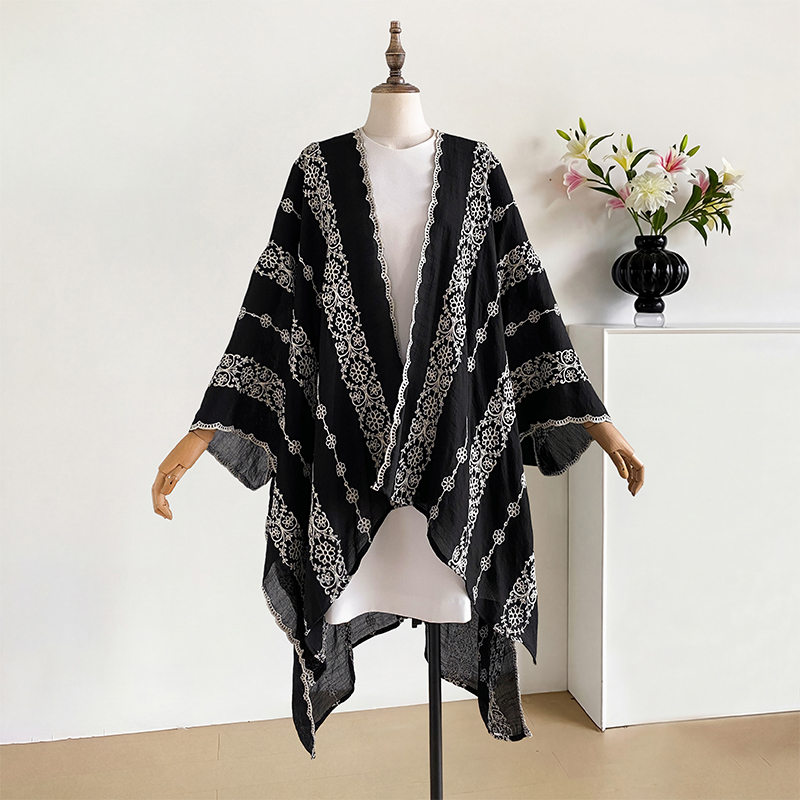 Retro Holiday Shawl Warm Flora - Ethnic Fashion Photography ulasan dan harga