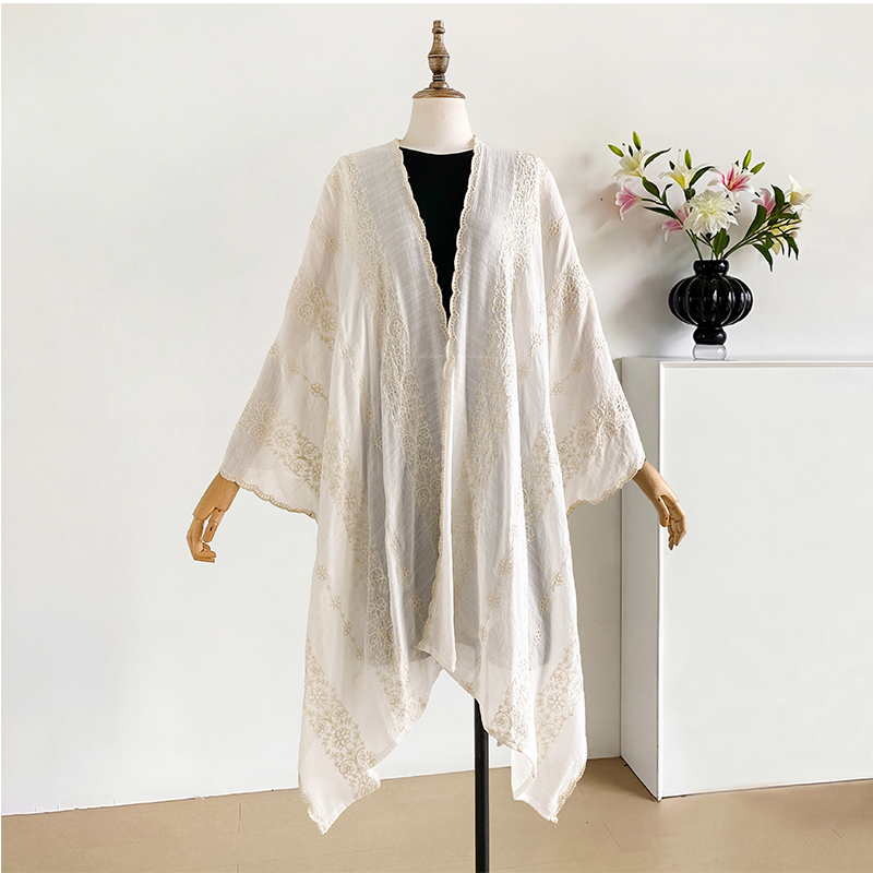 Retro Holiday Shawl Warm Flora - Ethnic Fashion Photography ulasan dan harga