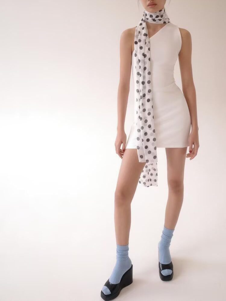 Summer New Arrival Polka Dot S - Ethnic Gown ulasan dan harga