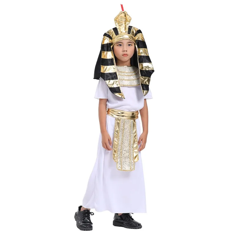 Kids Egyptian Pharaoh King Cos - Ethnic Gown ulasan dan harga