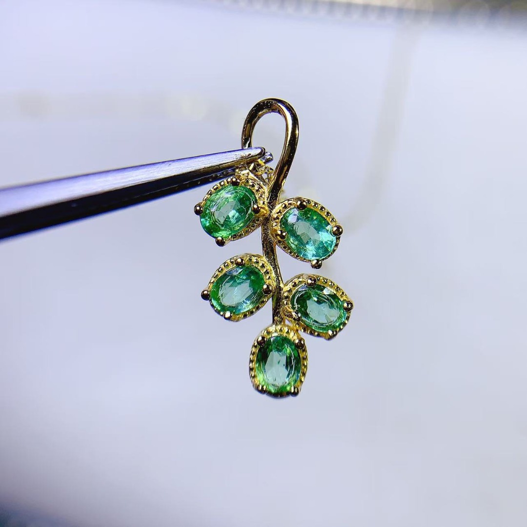 Opulent Genuine Emerald S925 S - Ethnic Fashion Designer ulasan dan harga