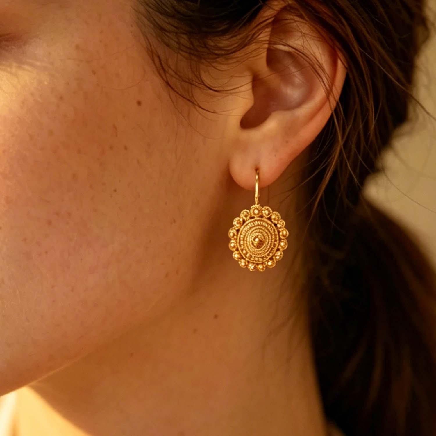Classic Ethnic Style Earrings  - Ethnic Fashion Photography ulasan dan harga