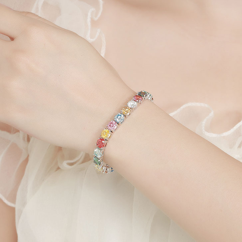 Dopamine color moissanite plat - Ethnic Fashion Trend ulasan dan harga
