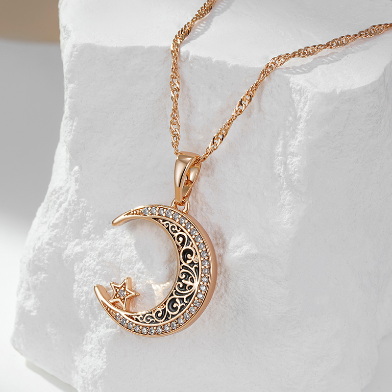 Kinel Trend Black Enamel Stars - Ethnic Fashion Trend ulasan dan harga