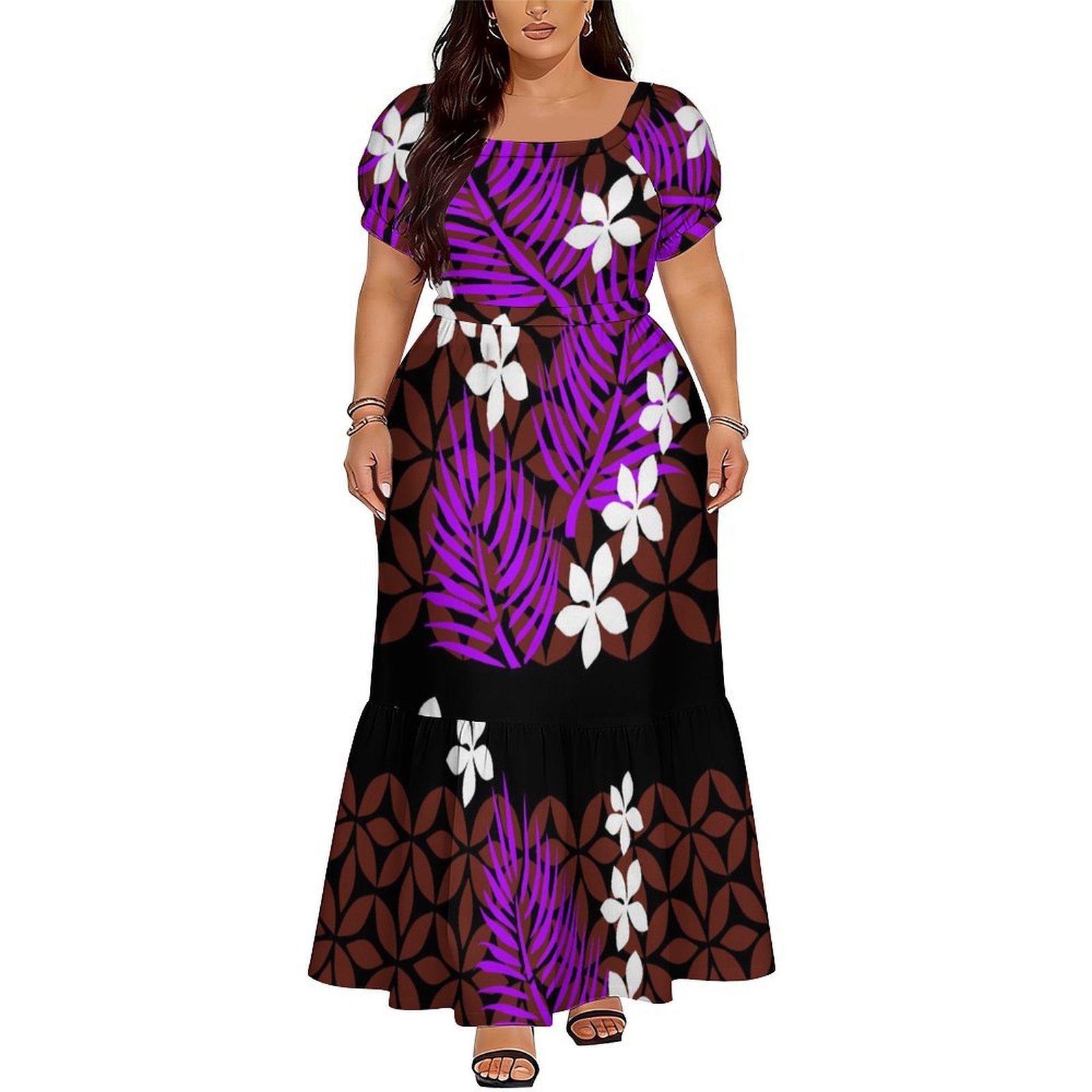 Comfortable Women's Short-Slee - Ethnic Gown ulasan dan harga